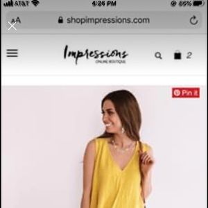 Brand new impressions dress.